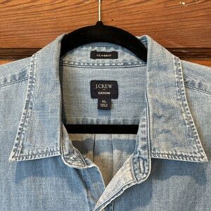 J. Crew long sleeve chambray button down